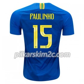 Koszulka Brazylia Paulinho 15 Precz Mistrzostwa Świata 2018 - Koszulki Piłkarskie